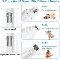 Smerigliatrice per unghie bianca per animali domestici LED Smerigliatrice per unghie